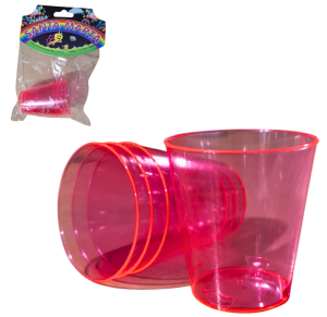 COPO ROSA P/DOCE C/ 25ML C/4 UNID