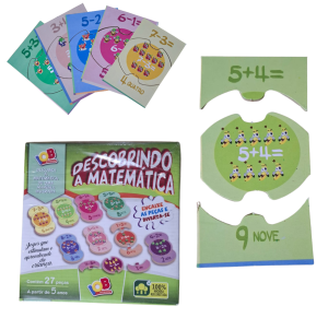 DESCOBRINDO A MATEMATICA EM MADEIRA - C233 - 27 PÇS