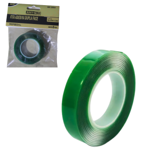 FITA DUPLA FACE VERDE 12MM X 2M - 10914