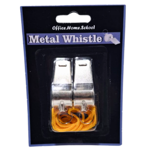 APITO DE METAL C/2 PÇS -  MA-1001