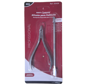ALICATE + EMPURRADOR CUTICULA - 50439