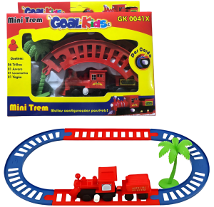 TRENZINHO A CORDA COM TRILHO - GK0041