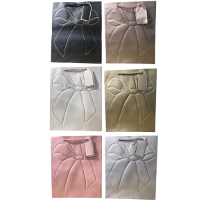 SACOLA DE PRESENTE 32X26X12CM SORTIDA - 9163