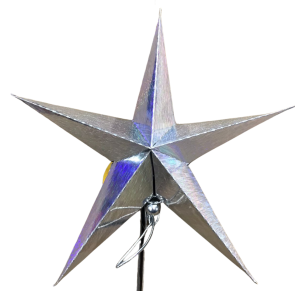 NT - ESTRELA VAZADA 3D METALIZADA SORTIDA - NTF4503