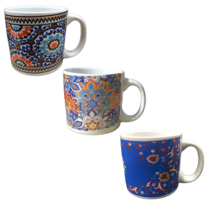 CANECA DE PORCELANA 120ML - MARROQUINA - U21-2