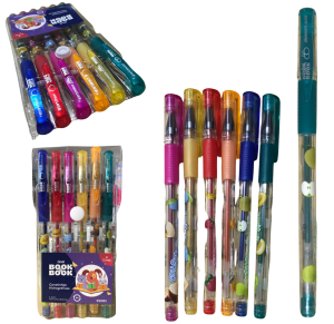 CANETA GEL C/6 CORES - ES0003