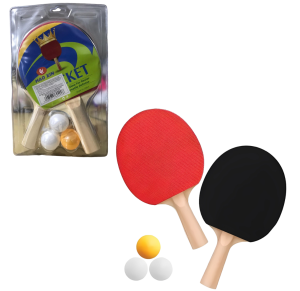 RAQUETE PING PONG C/3 BOLINHAS - SP48965G