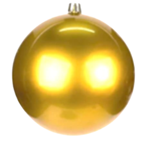 NT - BOLA LISA DOURADA 5CM C/4PÇ - NTB1003D