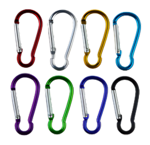 CHAVEIRO MOSQUETÃO 6CM C/12 PÇS - AX-15699