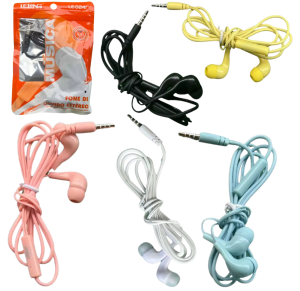 FONE DE OUVIDO C/MICROFONE SILICONE - LE-0241