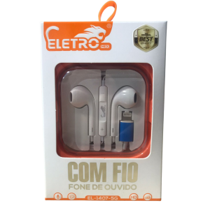 FONE DE OUVIDO P/IOS C/MICROFONE - EL-1407-5G