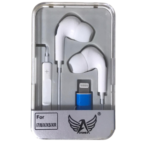 FONE DE OUVIDO P/IOS C/MICROFONE SILICONE - A-708