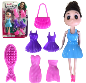 BONECA C/7 ACESSORIOS - BA-10264