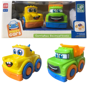 HAPPY CARS C/2 PÇS 20CM - 257