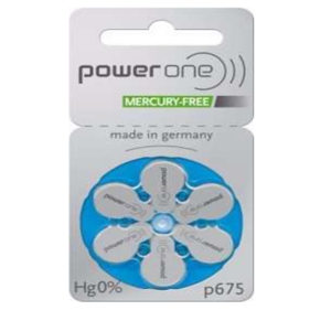 BATERIA P/AP.AUDITIVO P675 CARTELA C/6 UNID