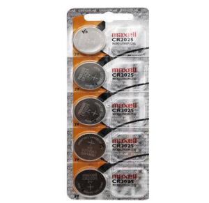 BATERIA CR2025 MAXELL CARTELA C/5 UNID