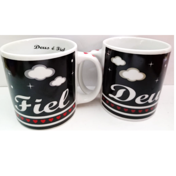 CANECA 300ML - DEUS É FIEL