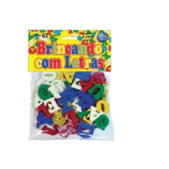 JOGO BRINCANDO C/LETRAS 62 PC - 4744
