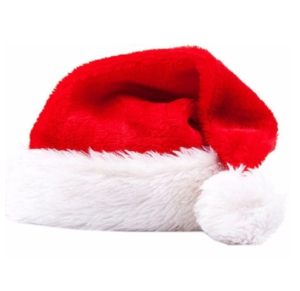 NT - GORRO PAPAI NOEL VELUDO - NTG1003 - PCT C/12 PÇS