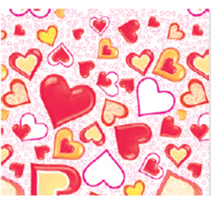 SACO METALIZADO 25X36CM C/50 UNID MEUS AMORES - VP 49