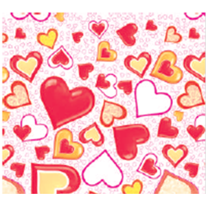 SACO METALIZADO 30X44CM C/50 UNID MEUS AMORES - VP 49