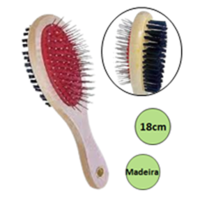 PET  ESCOVA MADEIRA DUPLA - ES8701