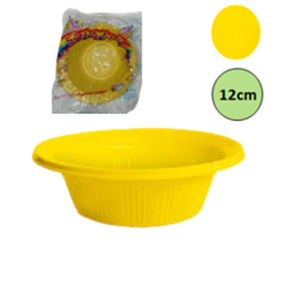 CUMBUCA PLÁSTICO 12CM AMARELA C/10 UNID