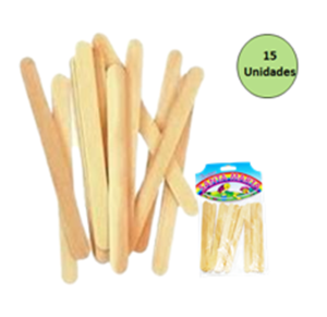 PALITO DE SORVETE REDONDO C/15 UNID