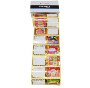 ETIQUETA ADESIVA ANIVERSÁRIO C/30 UNID - HD57101