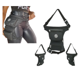 POCHETE DE PERNA C/4 ZIPERES LONA - 040/2