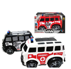 ELITE VAN POLICIA/RESGATE/AMBULANCIA NA CAIXA 22X13CM - 560