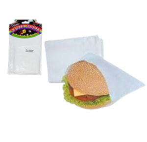 SACO PLASTICO HAMBURGUER 15X15CM C/20 UNID