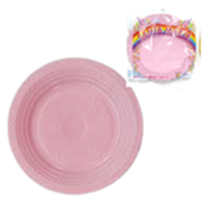 PRATO SOBREMESA PINK PL 15CM C/10 UNID