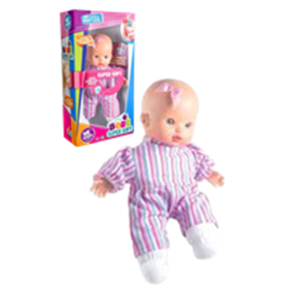 BONECA BEBÊ SUPER SOFT - 377