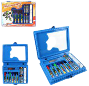 MALETA ESCOLAR C/33 PÇS AZUL - WE3898