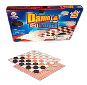 DAMA E TRILHA NA CAIXA - REF 17