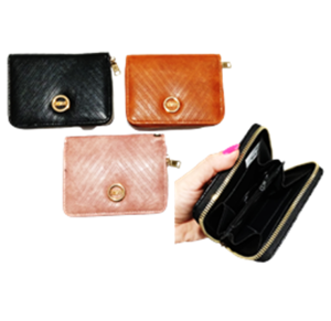 CARTEIRA FEMININA C/ZIPER 12X9,5CM