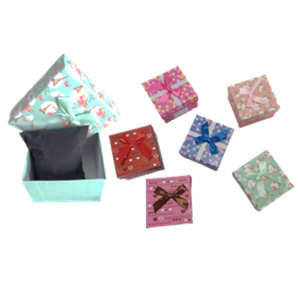 CAIXA DE PRESENTE C/LAÇO  9X9X5,5CM - LP 6001