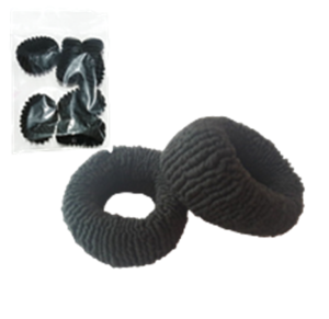 ELASTICO ESTRELA P/CABELO PRETO C/6 UNID - D43