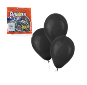 BALÃO 6.5 C/20 UNID PRETO