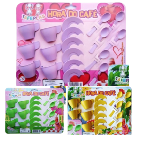 KIT HORA DO CAFÉ C/18 PÇS