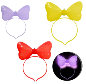 TIARA C/LAÇO E LUZ - TK-AB4961