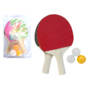 RAQUETE PING PONG C/3 BOLINHAS - AX13733