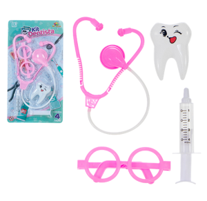 KIT DENTISTA GIRL C/4 PÇS - ZB493-A