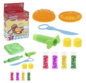 MASSINHA DE MODELAR LANCHONETE C/9 PÇS - ZB092