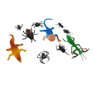 INSETOS C/10 PÇS EMBORRACHADO - CP001549