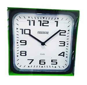 RELOGIO DE PAREDE QD PRETO - MX*40017-1