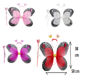 ASA BORBOLETA COM TIARA E VARINHA - Q17173