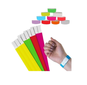 PULSEIRA DE IDENTIFICACAO NEON C/100 PÇS - Q23394