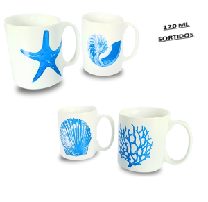 CANECA DE PORCELANA 120ML - AL MARE - U21-15
